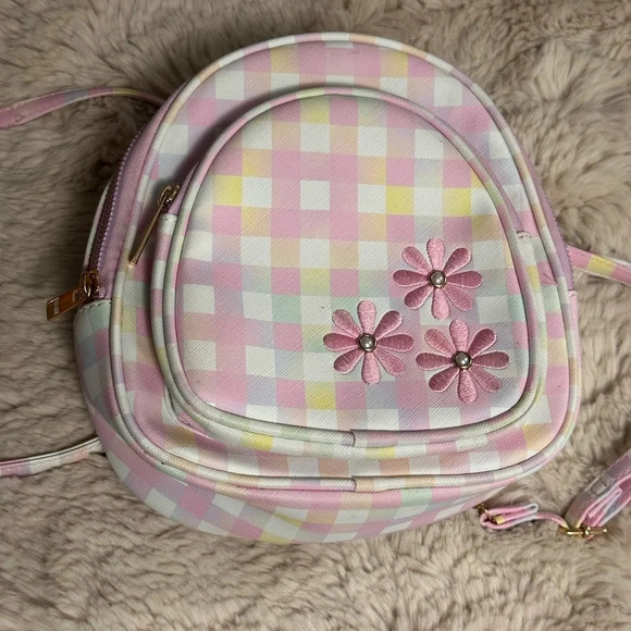 UNDER ONE SKY pink mini backpack - Picture 3 of 13